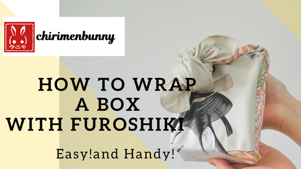 Furoshiki-Naname(Diagonal) knot/wrapping idea/gift idea