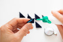 4PCS)DIY kit Tsumamizaiku no Tweezers needed.Hana Iroha Japanese Texile Upcycle Kit