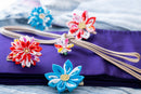 4PCS)DIY kit Tsumamizaiku no Tweezers needed.Hana Iroha Japanese Texile Upcycle Kit