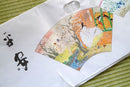 THREE Tatoushi papers,kimono wrapping/storage paper with strings/tatou-shi,tato-shi