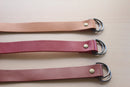 Furoshiki belt(leather) Beige,red,brown