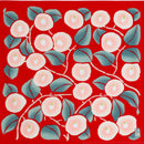 Furoshiki Japanese Traditional Cotton 48cm x 48cm(18.9" x 18.9")white Tsubaki,gift