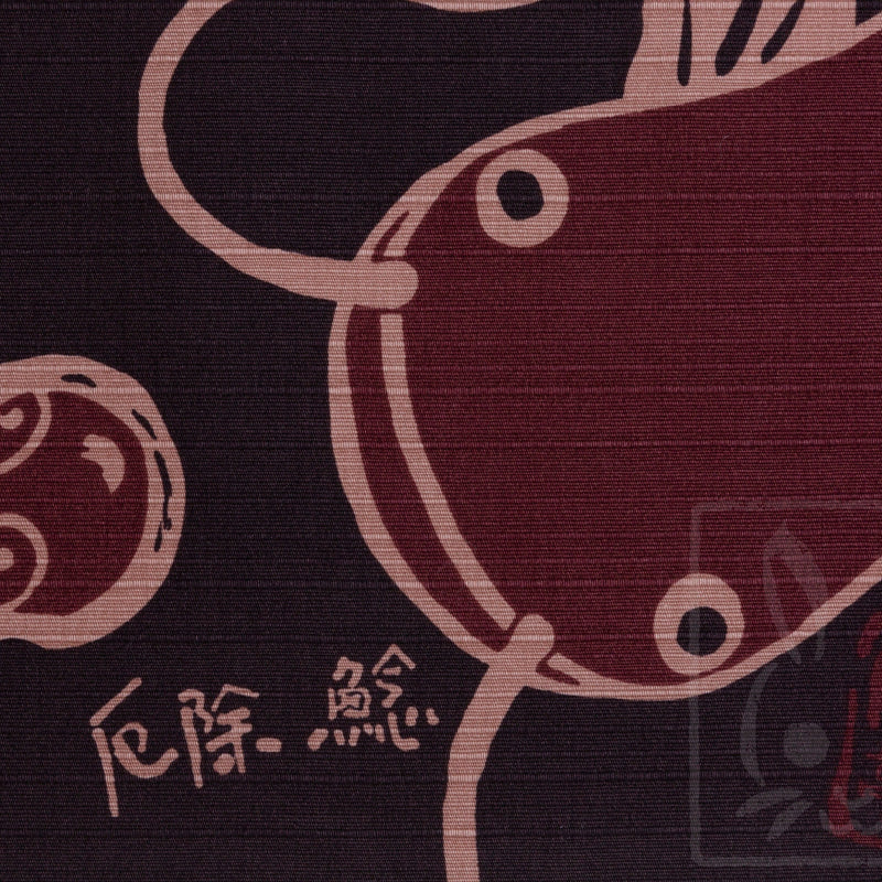 Furoshiki Japanese Traditional Cotton Cloth 50cm x 50cm Cat fish