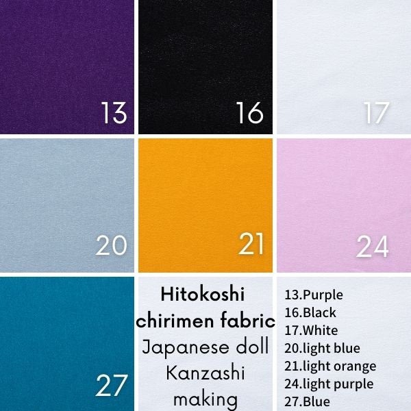 Hitokoshi Chirimen kimono fabric  (for Tsumami kanzashi making)34X20cm(13.4"X8")NO16