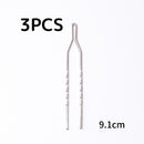 Kanzashi aluminum Hair Pins 3PCS  9.1cm for Handicrafting Tsumami Kanzashi Japanese Hair Ornament