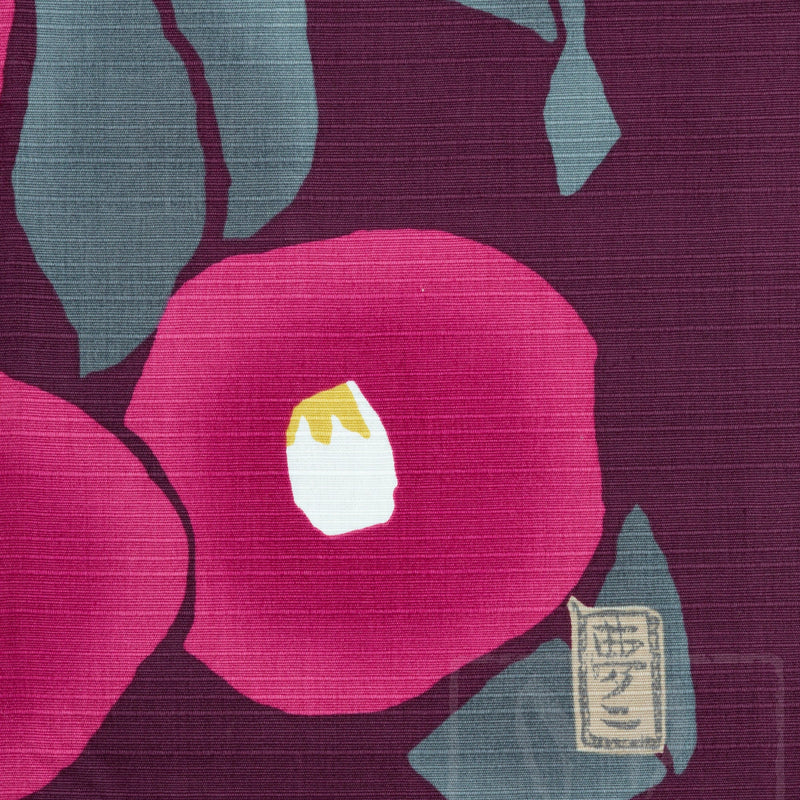 LARGE Furoshiki Japanese Traditional Cotton 90cm x 90cm(35" x 35") Tsubaki,gift