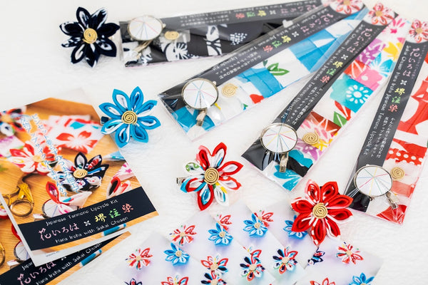 "Hana Iroha," a tsumamizaiku kit without tweezers, made its debut