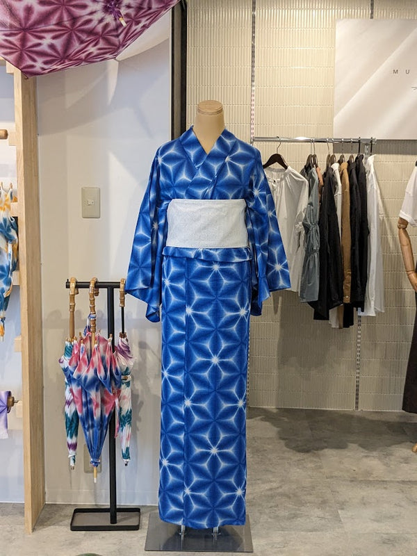My dream of wearing a yukata dyed by myself will come true!