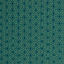 Large size 70cm( 27.50inch):Reversible two sided/double sided Furoshiki Japanese Traditional Polyester Cloth Red wave X Green Asanoha