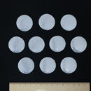 round silver bases 10PCS for tsumami zaiku 30mm,24mm,18mm,16mm,14mm,12mm
