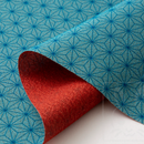 Large size 70cm( 27.50"): Reversible two sided/double sided Furoshiki Japanese Traditional Polyester Cloth Green AsanohaXRed Active Restock requests: 0