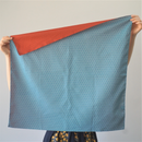 Large size 70cm( 27.50"): Reversible two sided/double sided Furoshiki Japanese Traditional Polyester Cloth Green AsanohaXRed Active Restock requests: 0