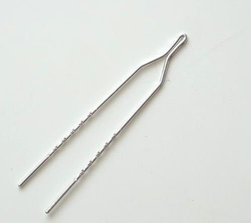 Kanzashi aluminum Hair Pins 11.5cm for Handicrafting Tsumami Kanzashi Japanese Hair Ornament-