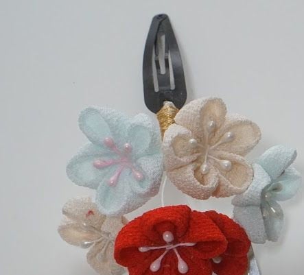 Kanzashi Hair snap pin/3PCS/ for Handicrafting Tsumami Kanzashi Japanese Hair Ornament
