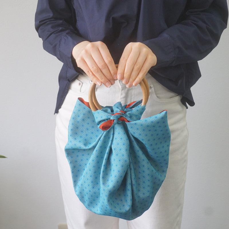 Folded Paper Furoshiki Bag emerald Green & Leather Carry Strap Set - Etsy |  Furoshiki, Bags, Chic scarves