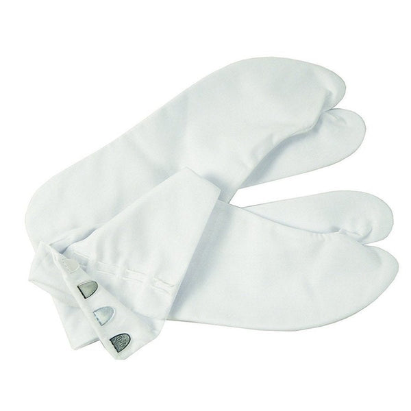 White Tabi socks for kimono from casual to formal  Traditional Japanese Four Kohaze Size L Size 39 Size 24 to 24.5 cm