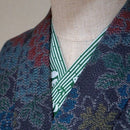 Last Han eri Cotton washable 17x90cm (6" x 35").. bamboo pandai,for kimono,Yukata