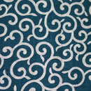 Han eri Cotton washable 17x90cm (6" x 35")..karakusa green,for kimono,Yukata