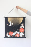 Plastic hanger kit for any fabric to display - Tapestry hangers/Wall hangers for wall hanging for Furoshiki about 50cm