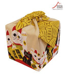 Furoshiki Japanese Traditional Cotton Cloth 50cmX50cm_maneki neko cat