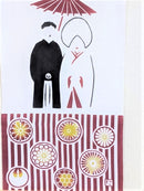 Tenugui Japanese Traditional Cotton Cloth 37x90cm (14" x 35" Hand Dyed-Hareno-hi-Chusen dyeing,fabric,tapestry,Nijiyura brand,Free ship