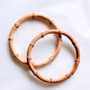 Furoshiki Japanese Traditional Cotton Cloth 48cm (18.9")+ Bamboo ring Yumeji's Tsubaki,gift