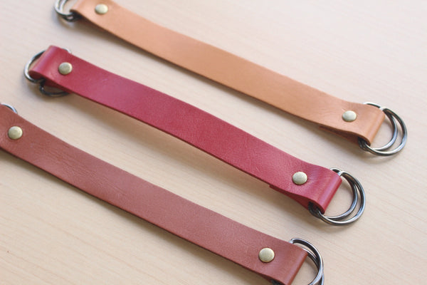 Furoshiki belt(leather) Beige,red,brown