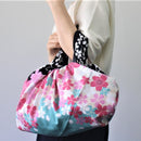 Large Furoshiki Japanese Cotton Cloth colorful sakura  size 107cm(42inch) made in Japan Eco