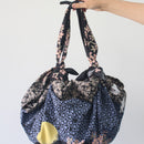 Large 118cm(46inch) Furoshiki Japanese Cotton Cloth Bunnies,sakura and moon