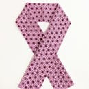 Han eri Cotton washable 17x90cm (6" x 35").. -asanoha pink