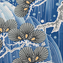 Large 118cm(46inch) Furoshiki Japanese Cotton Cloth jumping carp