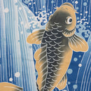 Large 118cm(46inch) Furoshiki Japanese Cotton Cloth jumping carp