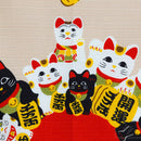 Furoshiki Japanese Traditional Cotton Cloth 50cmX50cm_maneki neko cat