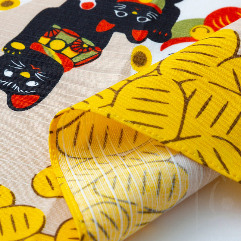 Furoshiki Japanese Traditional Cotton Cloth 50cmX50cm_maneki neko cat