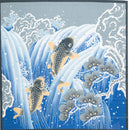 Large 118cm(46inch) Furoshiki Japanese Cotton Cloth jumping carp