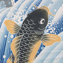 Large 118cm(46inch) Furoshiki Japanese Cotton Cloth jumping carp