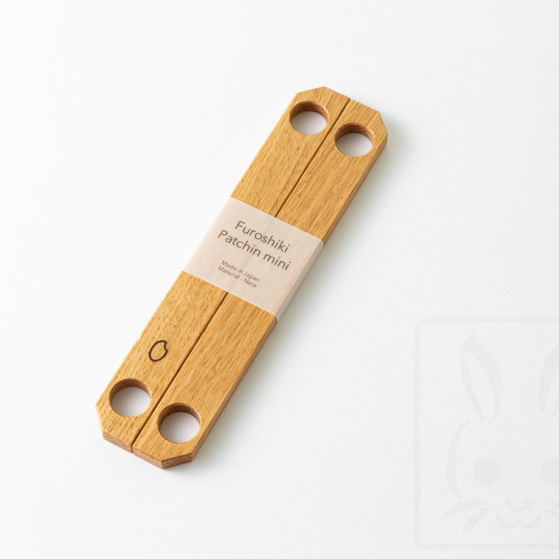 Furoshiki Wood handle - Patchin  Small
