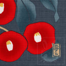 Furoshiki Japanese Traditional Cotton Cloth 48cm x 48cm(18.9" x 18.9")Yumeji's Tsubaki,gift