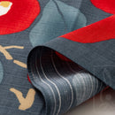 Furoshiki Japanese Traditional Cotton Cloth 48cm x 48cm(18.9" x 18.9")Yumeji's Tsubaki,gift