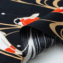 TWO Furoshiki Japanese Traditional Cotton Cloth 50cmX50cm Carp(Nisiki-goi) and Crane