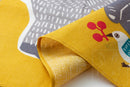 TWO 20" kata kata Furoshiki Bear Blue yellow