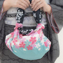 Large Furoshiki Japanese Cotton Cloth colorful sakura  size 107cm(42inch) made in Japan Eco