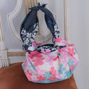 Large Furoshiki Japanese Cotton Cloth colorful sakura  size 107cm(42inch) made in Japan Eco