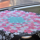 Large Furoshiki Japanese Cotton Cloth colorful sakura  size 107cm(42inch) made in Japan Eco