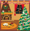 Japanese Wrapping Cloths | Pack of 12 | Furoshiki Cloth | Fabric Wrap | Neko Cat Fabric | Japanese Wall Hanging | Furoshiki Fabric