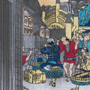 TWO Furoshiki Japanese Traditional Cotton Cloth 50cmX50cm_Asakusa kaminarimon/nihonbashi