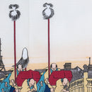 TWO Furoshiki Japanese Traditional Cotton Cloth 50cmX50cm_Asakusa kaminarimon/nihonbashi