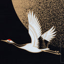 TWO Furoshiki Japanese Traditional Cotton Cloth 50cmX50cm Carp(Nisiki-goi) and Crane