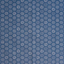 Reversible double sided Furoshiki Japanese Traditional Cotton Cloth 50cmX50cm Blue turtle shell pattern X Red asanoha