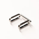 2pcs Obidome converter,obi-dome base for hand-made brooch(SILVER)
